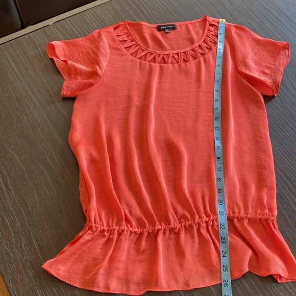 Spence, ladies blouse in size, small in beautiful, vibrant orange. - Picture 6 of 6